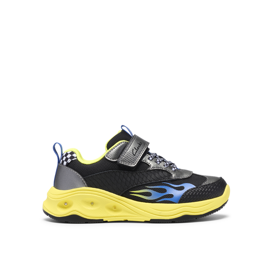 Clarks - Gleam Go K - Grey - Trainers