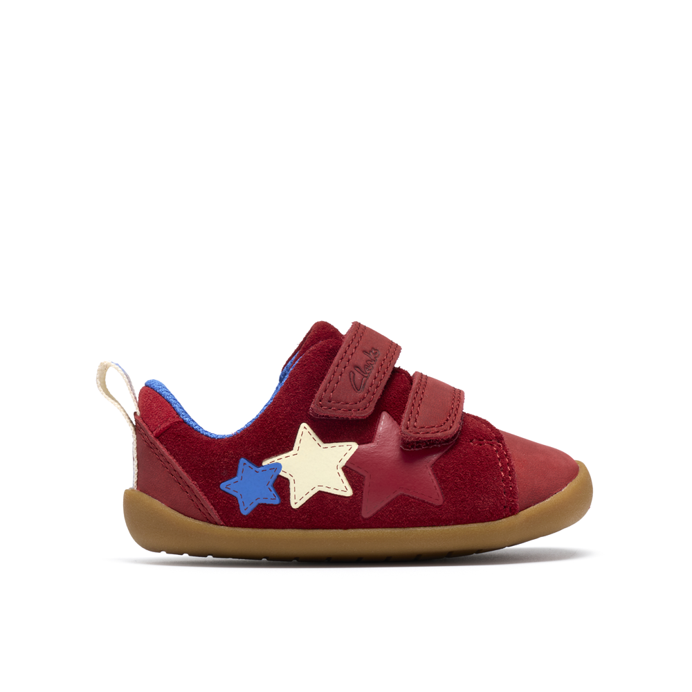Clarks - Roamer City T - Dark Red Leather - Shoes