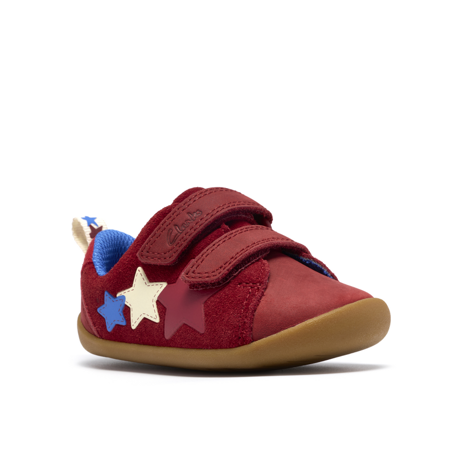 Clarks - Roamer City T - Dark Red Leather - Shoes