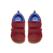 Clarks - Roamer City T - Dark Red Leather - Shoes