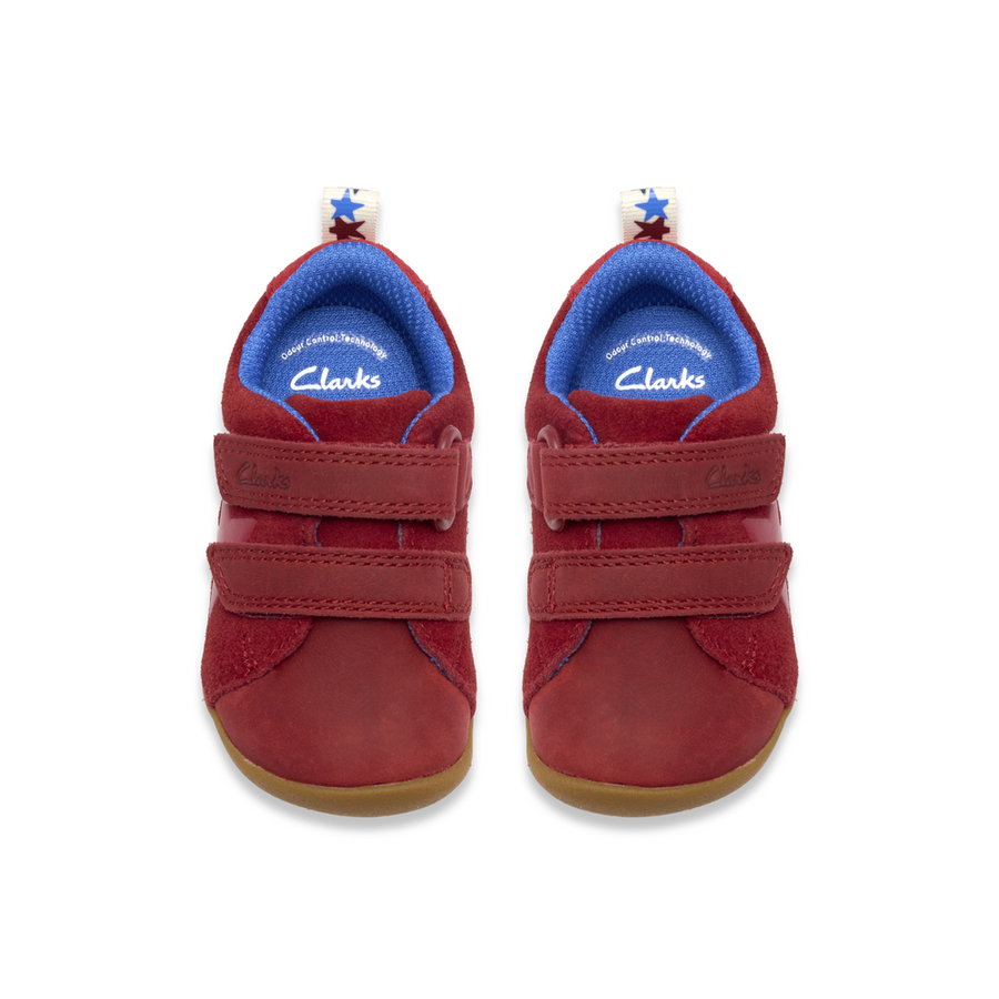 Clarks - Roamer City T - Dark Red Leather - Shoes