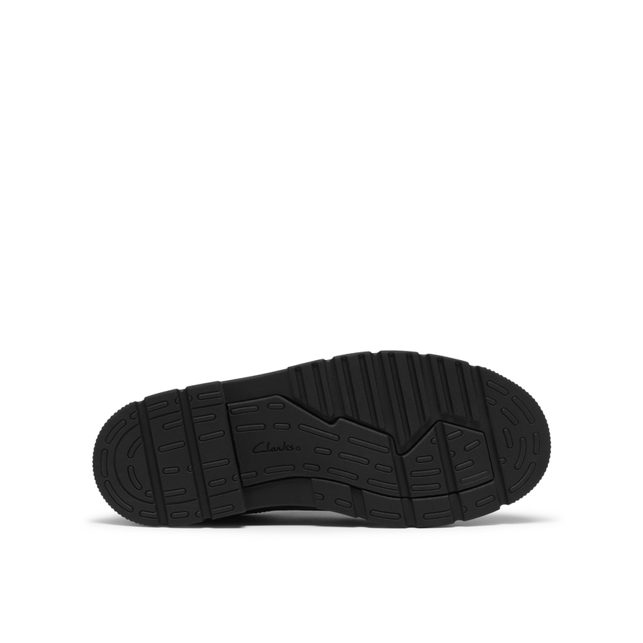 Clarks - Lorcam Walk Y - Black Leather - School Shoes