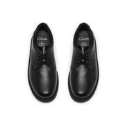 Clarks - Lorcam Walk Y - Black Leather - School Shoes