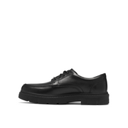 Clarks - Lorcam Lane Y - Black Leather - School Shoes