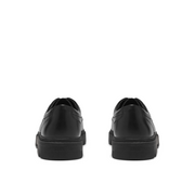 Clarks - Lorcam Lane Y - Black Leather - School Shoes