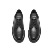 Clarks - Lorcam Lane Y - Black Leather - School Shoes