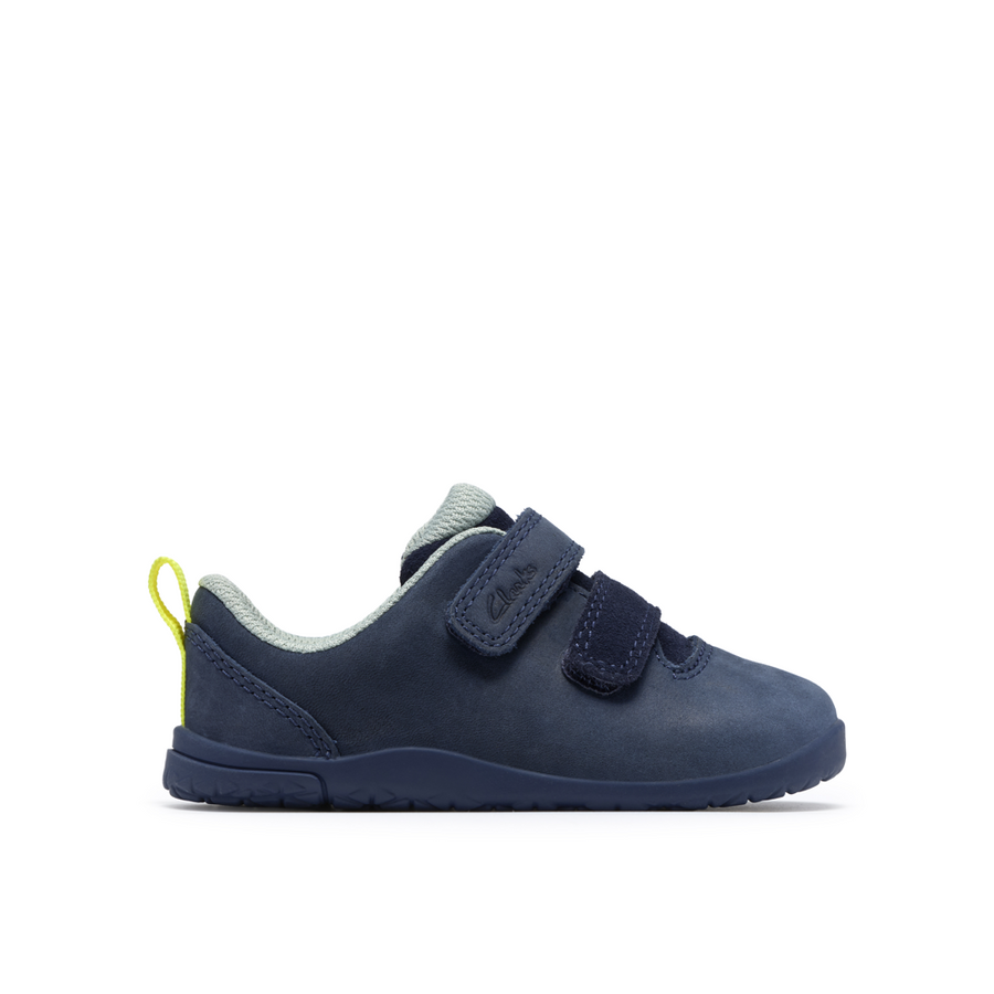 Clarks - HarbourMove T - Blue Leather - Shoes