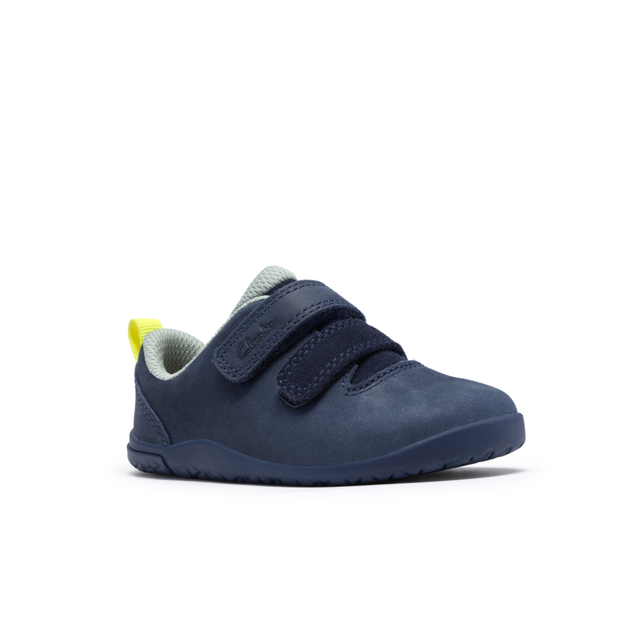 Clarks - HarbourMove T - Blue Leather - Shoes