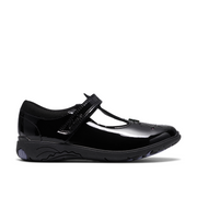 Clarks - Relda Magic K. - Black Patent - School Shoes
