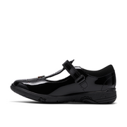 Clarks - Relda Magic K. - Black Patent - School Shoes