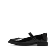Clarks - Scala Bar O. - Black Patent - School Shoes