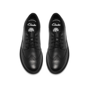 Clarks - Scala Style O. - Black Leather - School Shoes