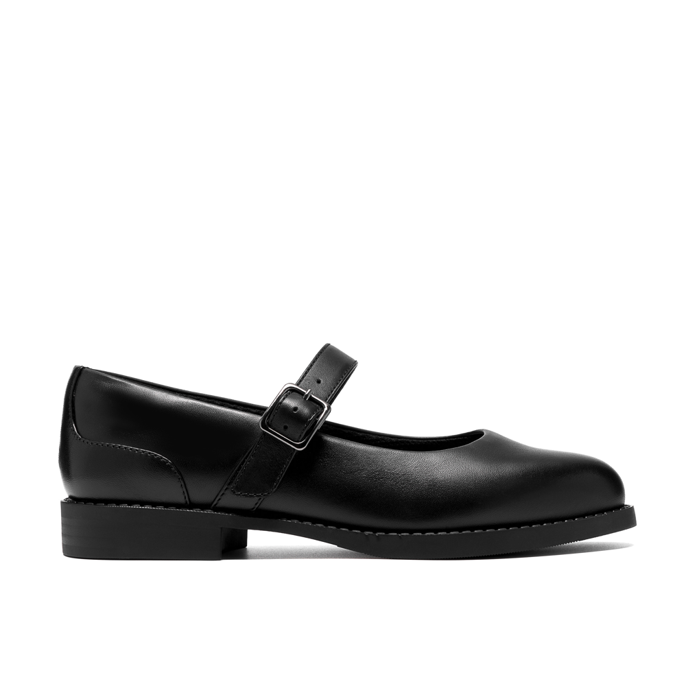 Clarks - Tapa Skip Y. - Black Leather - School Shoes