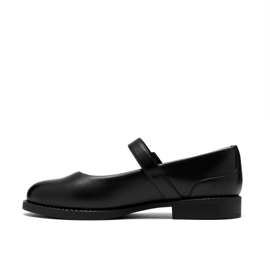 Clarks - Tapa Skip Y. - Black Leather - School Shoes