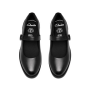 Clarks - Tapa Skip Y. - Black Leather - School Shoes
