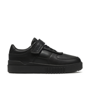 Clarks - SomersetFlex K - Black Leather - School Shoes