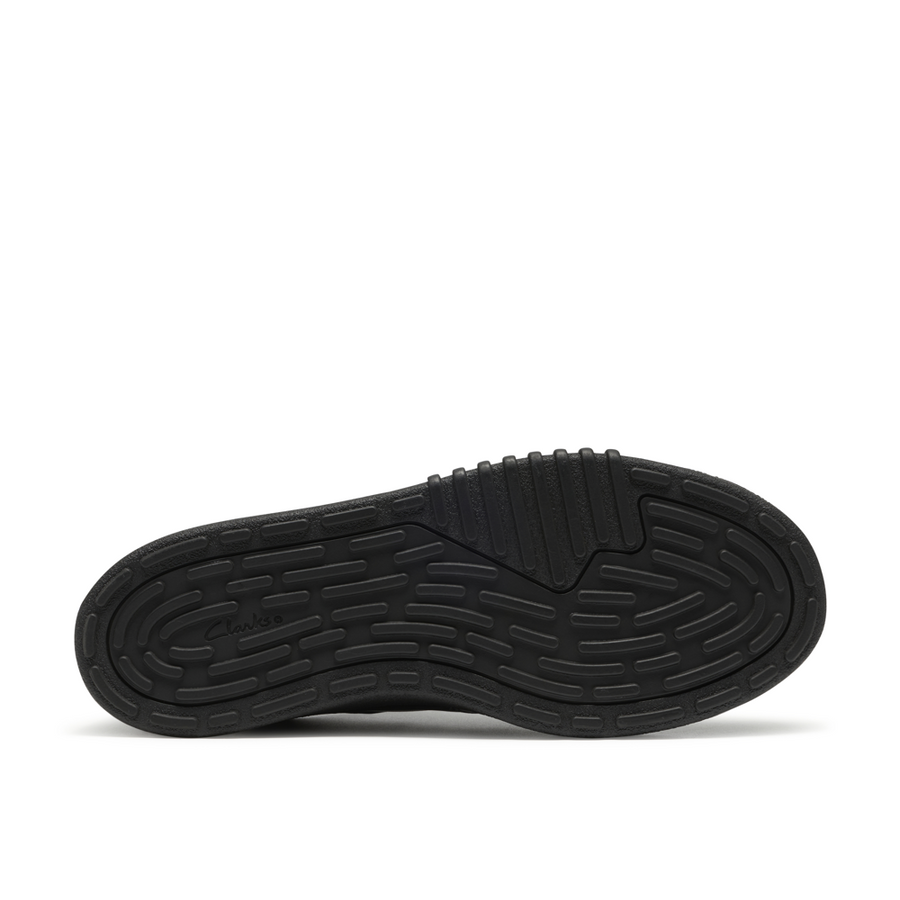 Clarks - SomersetFlex Y - Black Leather - School Shoes