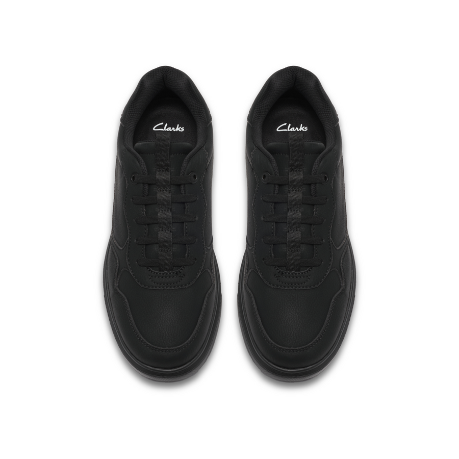 Clarks - Dawley Sport Y - Black - School Shoes