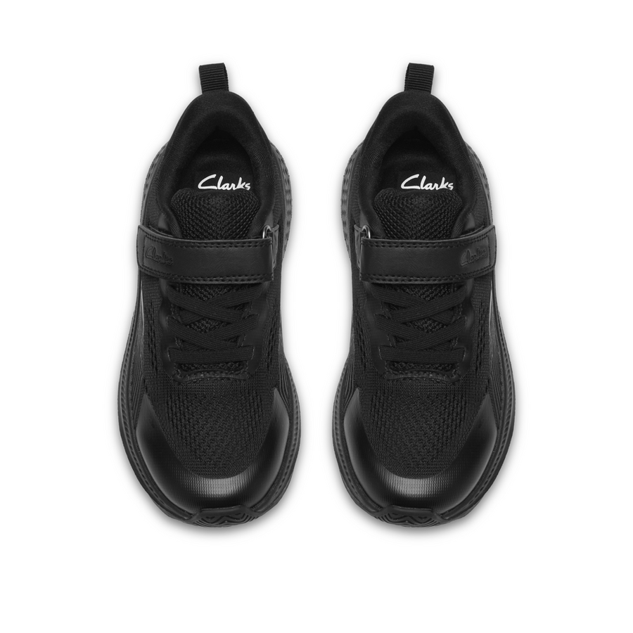 Clarks - Lumen Hero K - Black - Trainers
