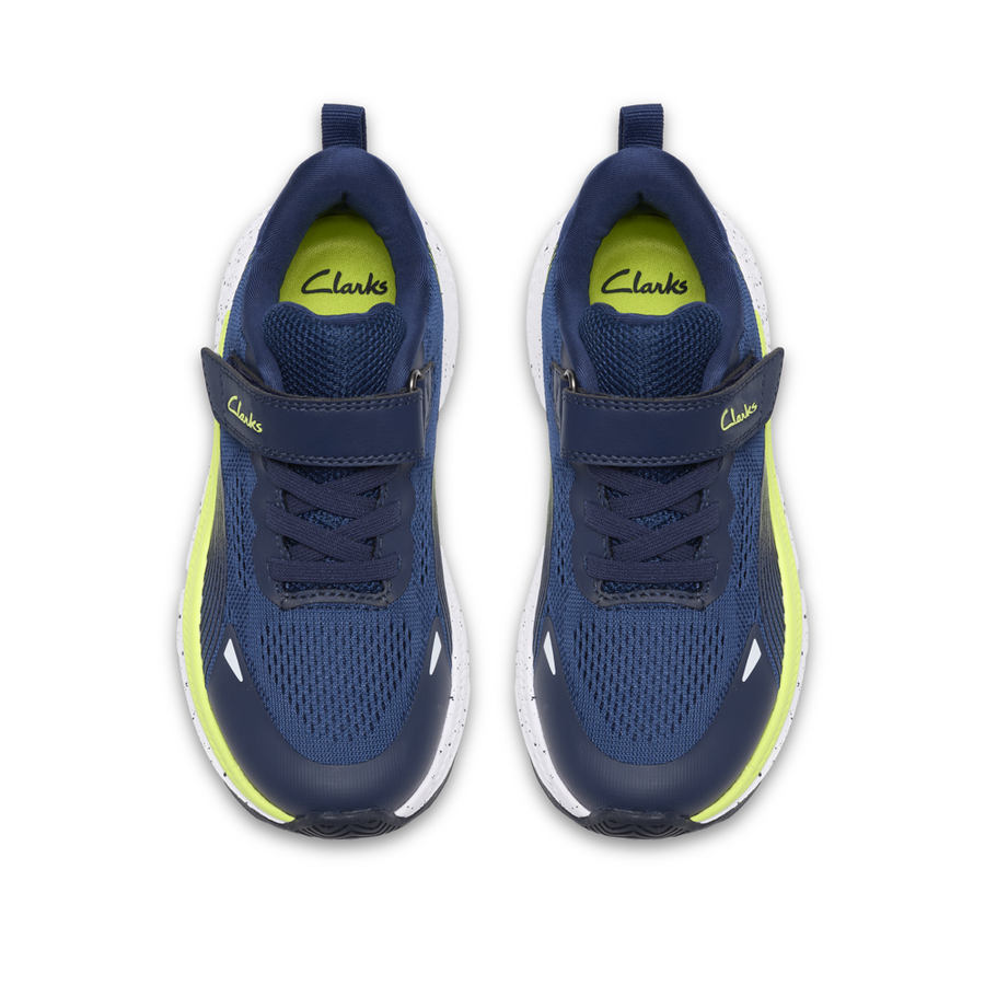 Clarks - Lumen Hero K - Navy - Trainers