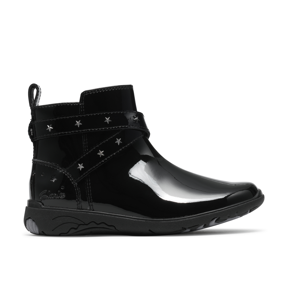 Clarks - Relda Star K. - Black Patent - Boots