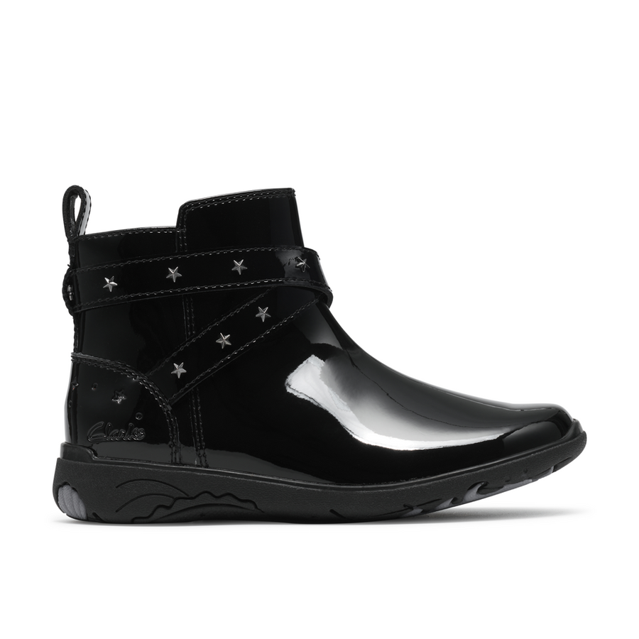 Clarks - Relda Star K. - Black Patent - Boots