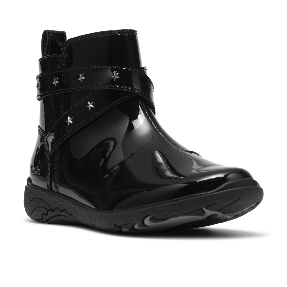 Clarks - Relda Star K. - Black Patent - Boots