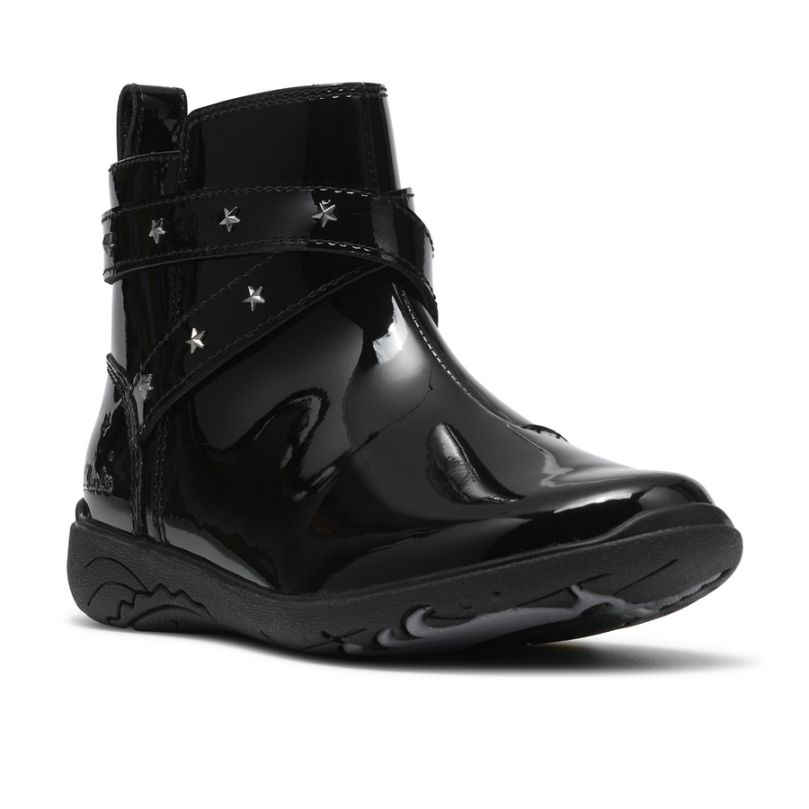Clarks - Relda Star K. - Black Patent - Boots