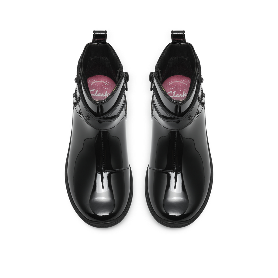 Clarks - Relda Star K. - Black Patent - Boots
