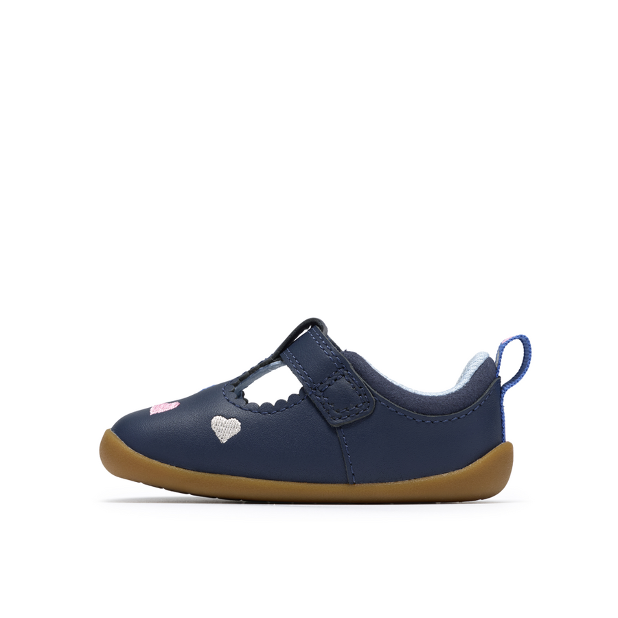 Clarks - RoamerHeart T. - Navy Leather - Shoes