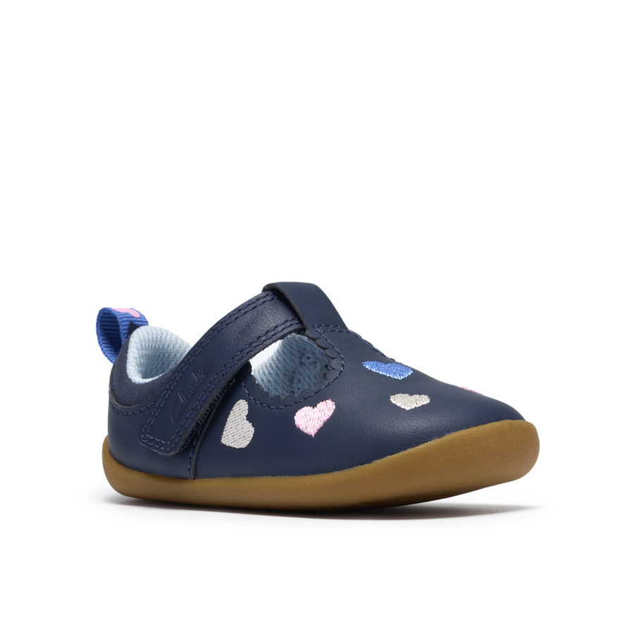 Clarks - RoamerHeart T. - Navy Leather - Shoes