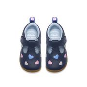 Clarks - RoamerHeart T. - Navy Leather - Shoes