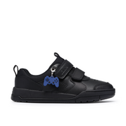 Clarks - Laser Play K - Black Leather - School Shoes