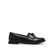 Clarks - Scala Lane Y. - Black Leather - School Shoes
