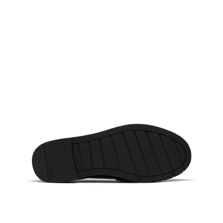 Clarks - Scala Lane Y. - Black Leather - School Shoes