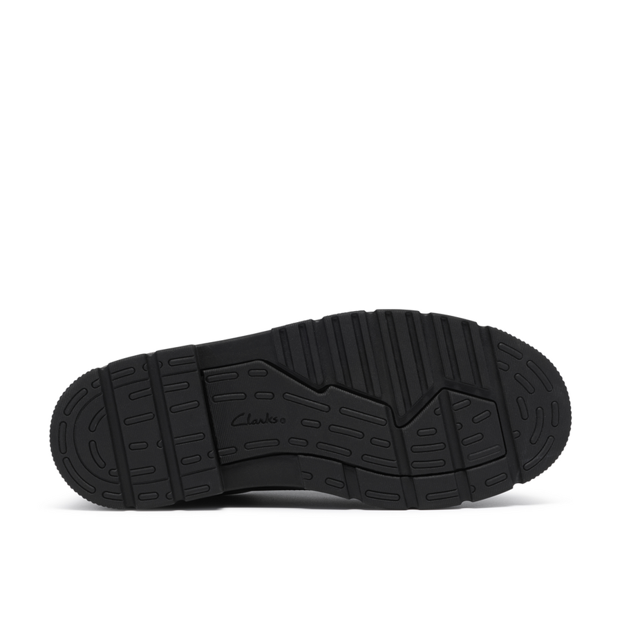 Clarks - Lorcam Lace Y. - Black Leather - School Shoes