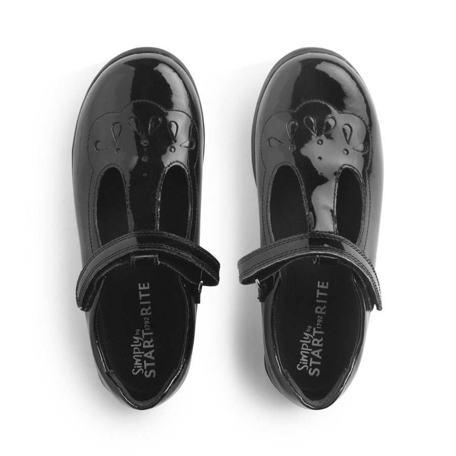 Start Rite - Novel - Black Patent - School Shoes