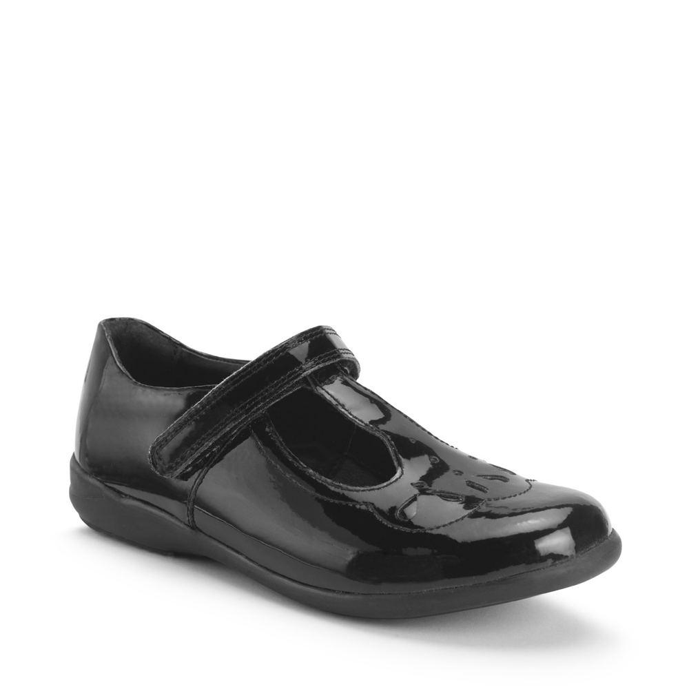 Start Rite - Novel - Black Patent - School Shoes