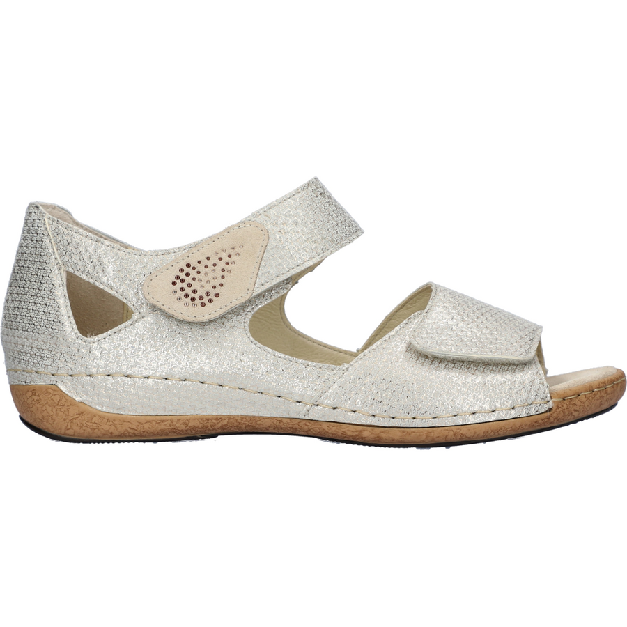 Waldlaufer - Heliett Poster Poster-Str - Platin Gold Sabbia - Sandals
