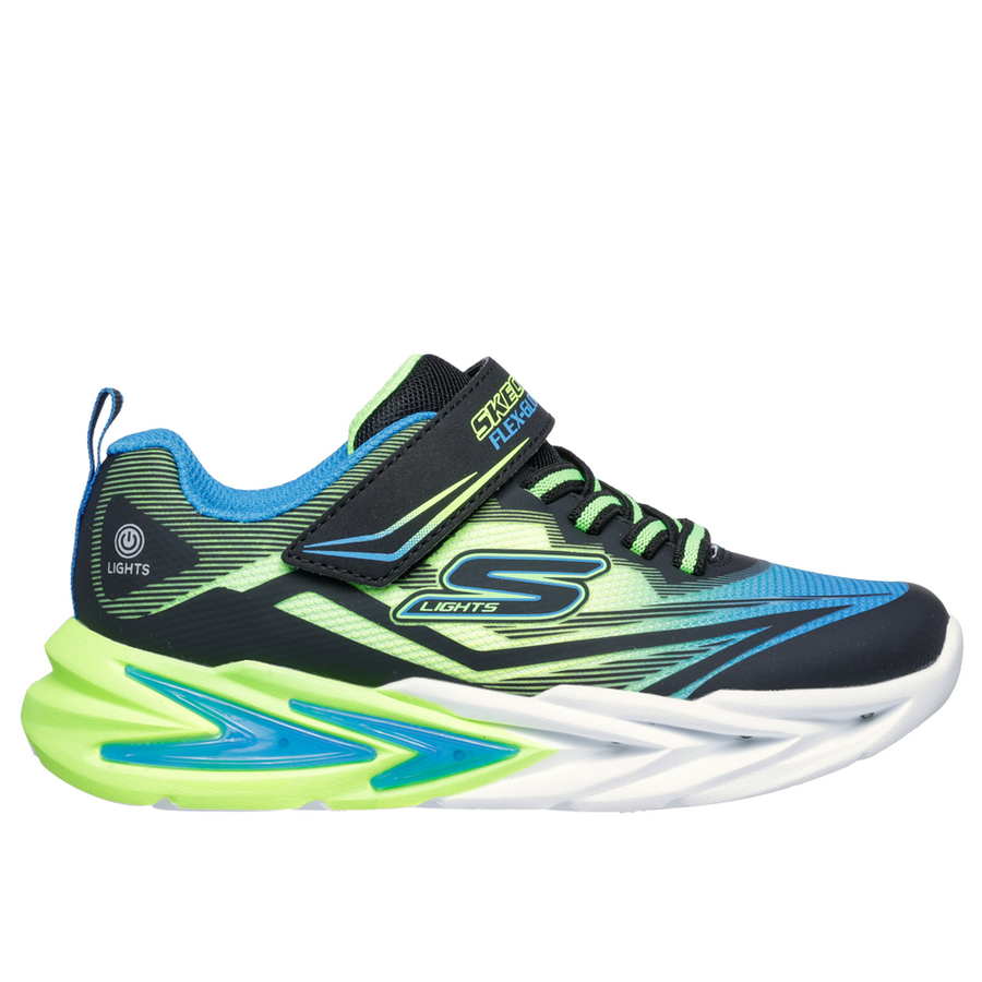 Skechers - Flex-Glow Ultra - 400139L/BBLM - Black/Blue/Lime - Trainers