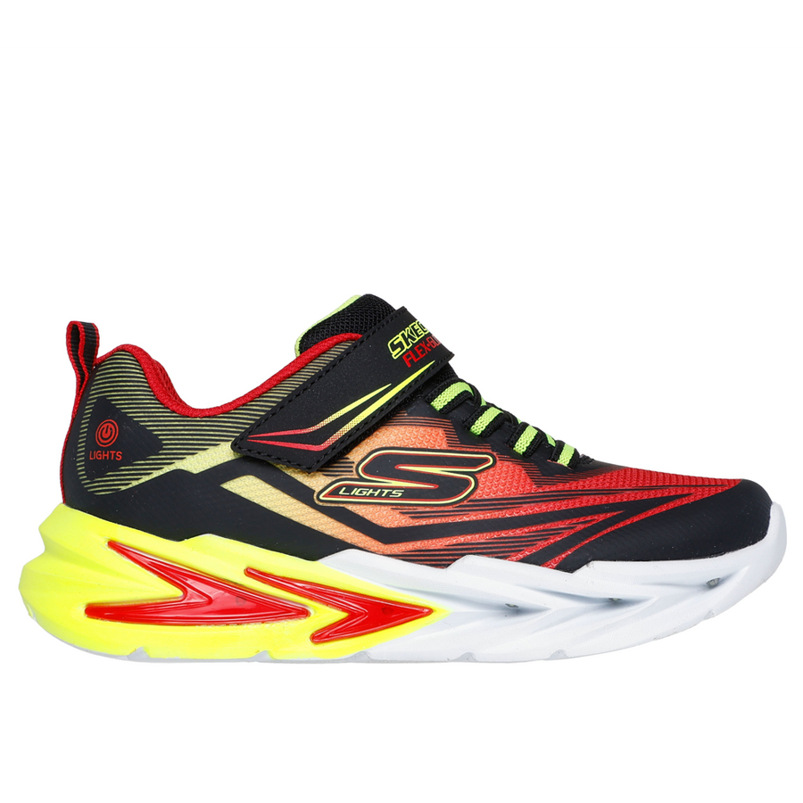 Skechers - S Lights: Flex-Glow Ultra - Black/Red - Trainers