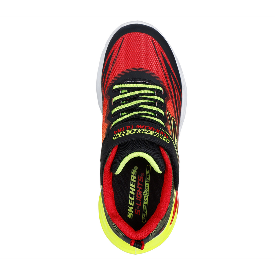 Skechers - S Lights: Flex-Glow Ultra - Black/Red - Trainers