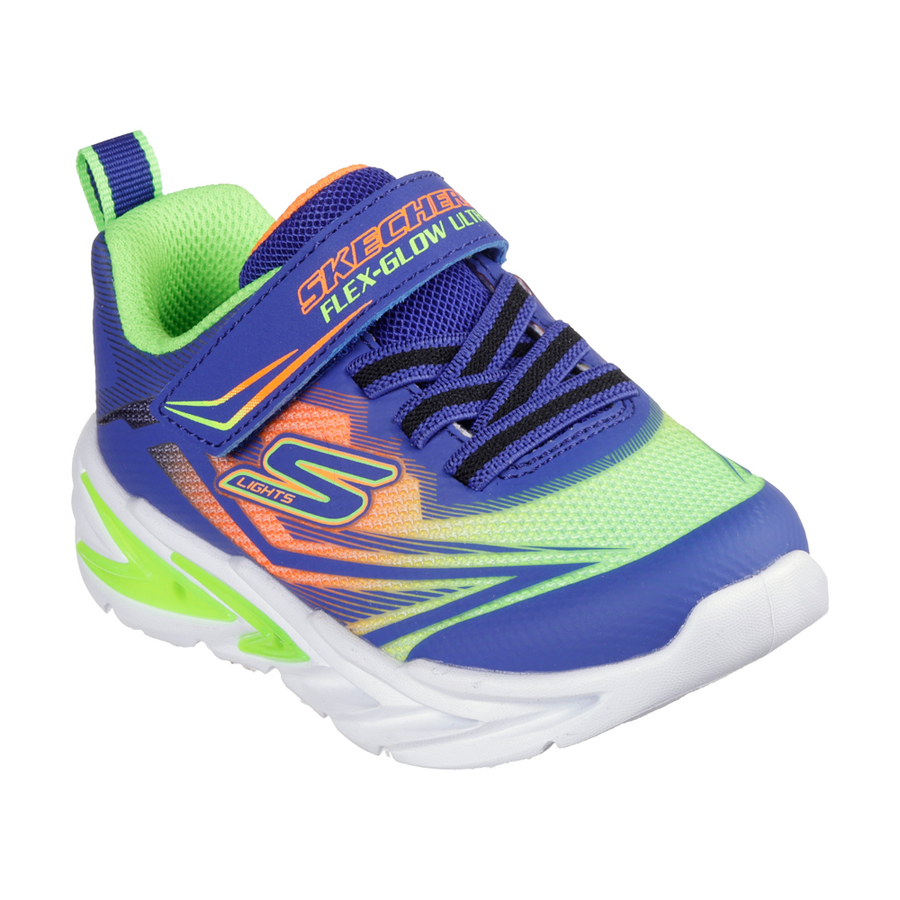 Skechers - S Lights Flex-Glow Ultra - 400139N/BLMT - Blue/Multi - Trainers
