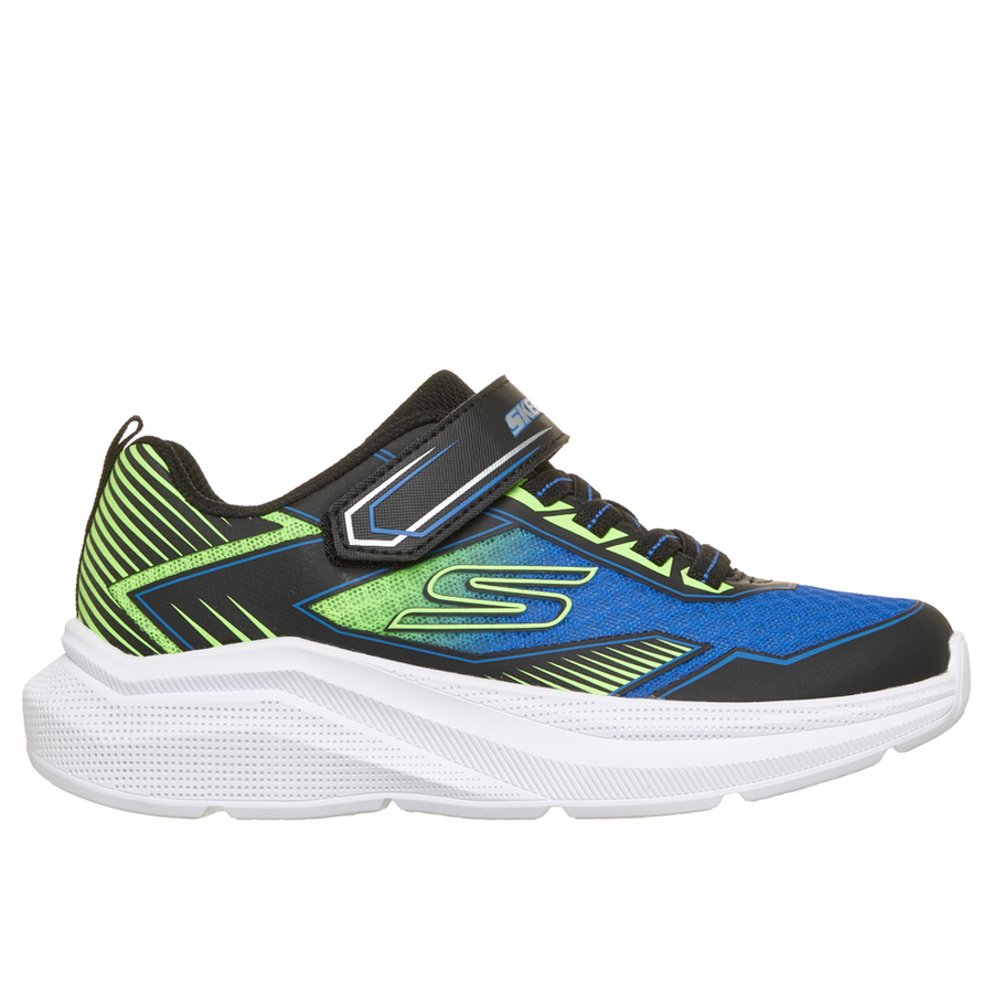 Skechers Microspec Velocity-Grid-Drift 404127L/BBLM Black/Blue/Lime Trainers
