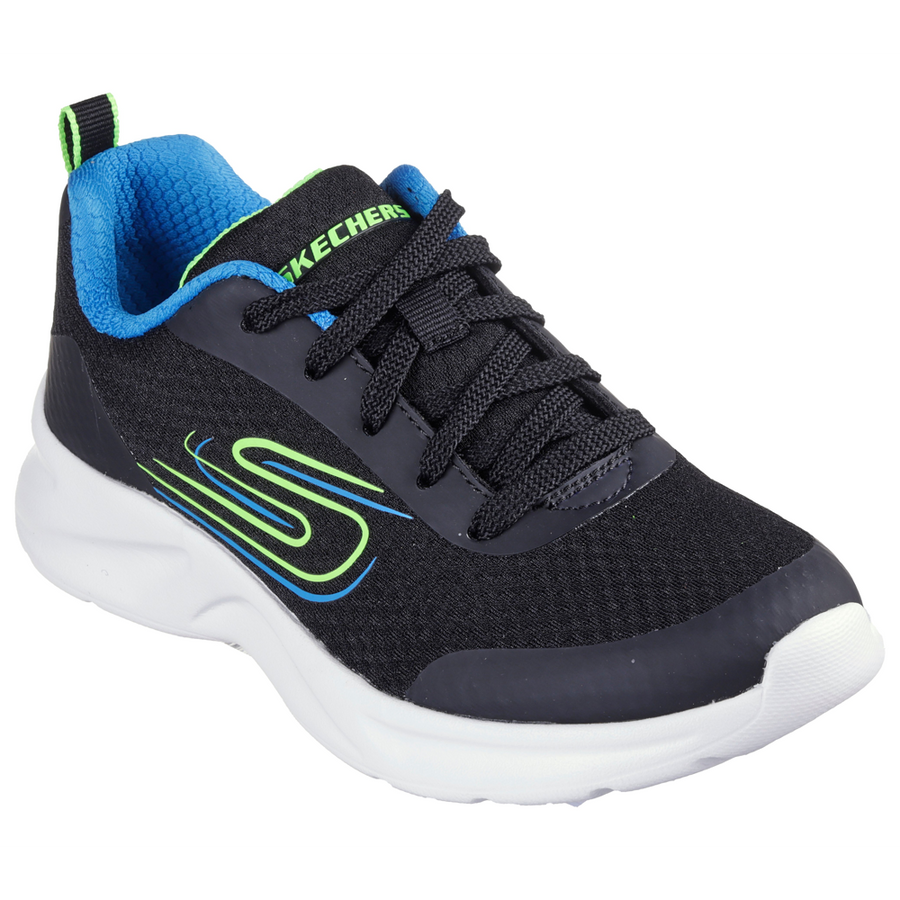 Skechers - Dynamatic - Black/Blue/Lime - Trainers