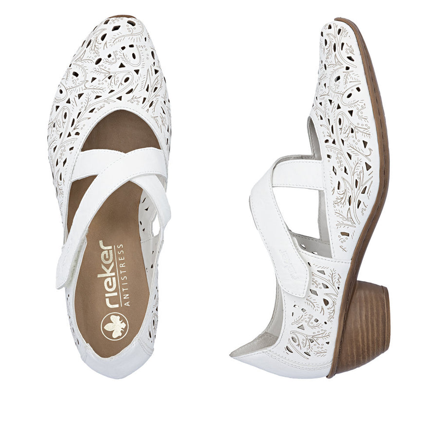 Rieker - 43773-80 - Massa/White  - Shoes