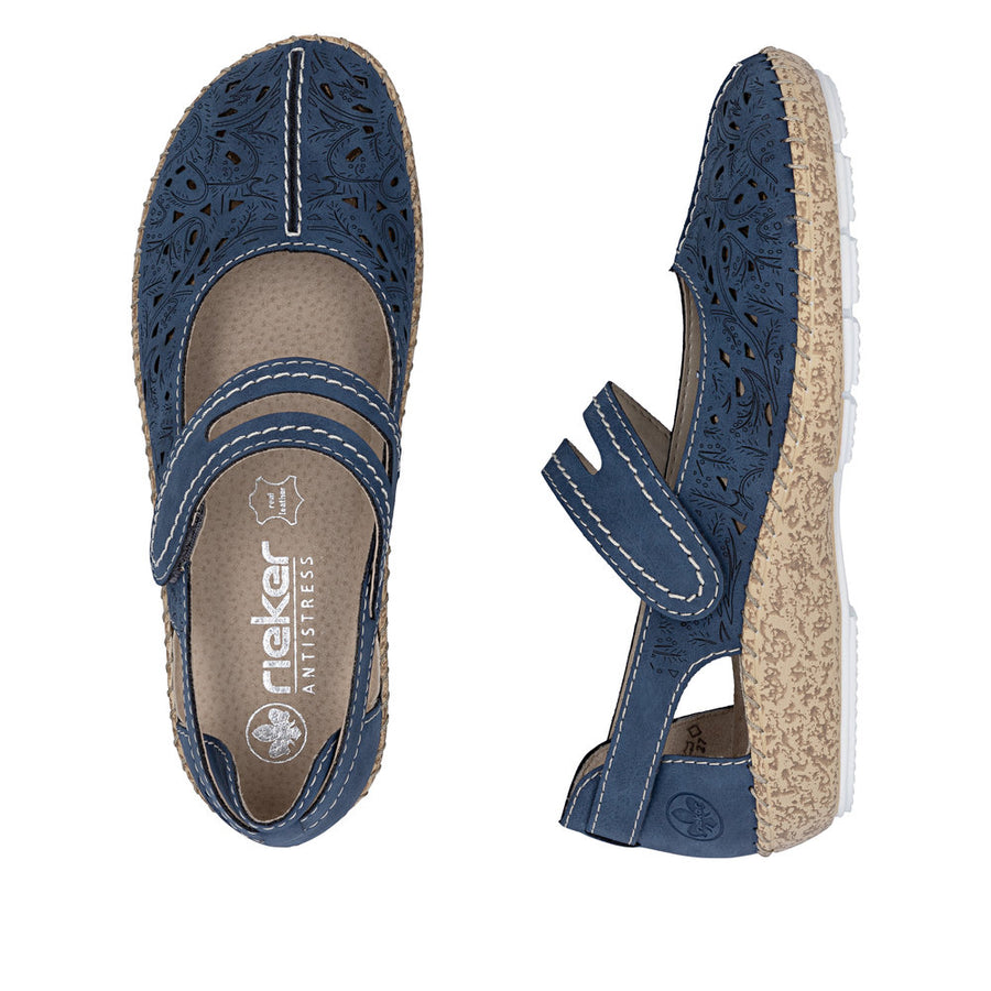 Rieker - 44872-14 - Morelia/Jeans - Shoes