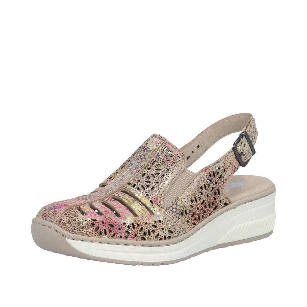Rieker - 48763-90 - Scamo/Beige-Multi - Sandals
