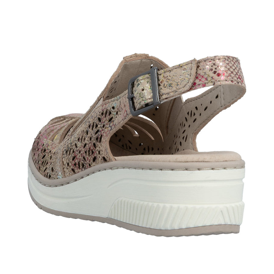 Rieker - 48763-90 - Scamo/Beige-Multi - Sandals