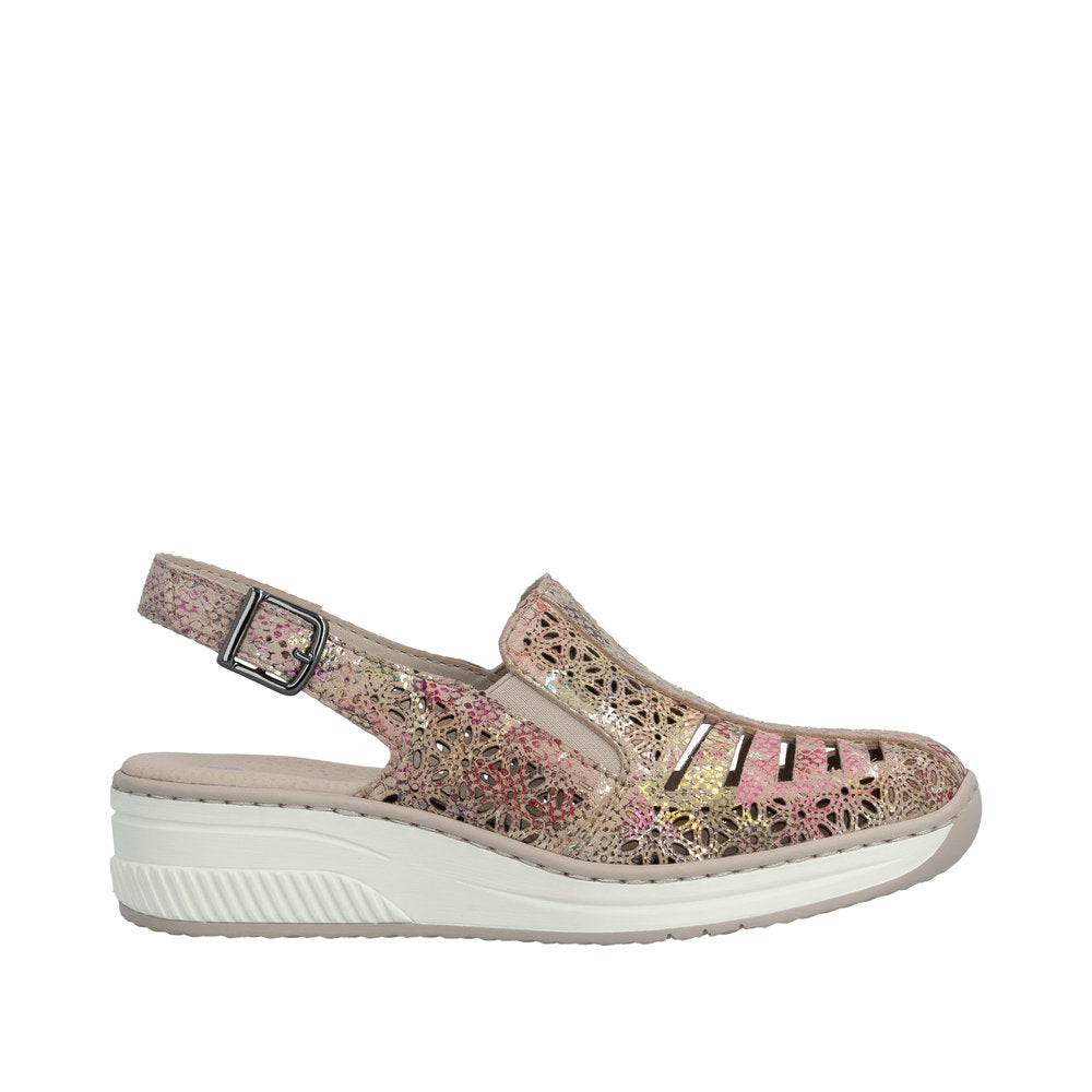 Rieker - 48763-90 - Scamo/Beige-Multi - Sandals